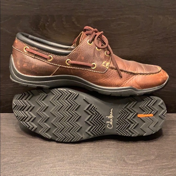 Cole Haan Brown Leather Boat Shoes - Picture 6 of 7
